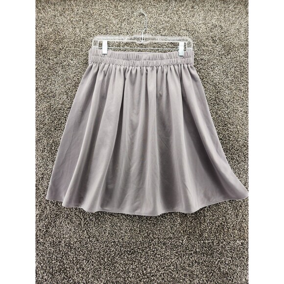 Grace Karin L Nwt Large Gray A-line Skirt 8.6613 - Picture 5 of 7